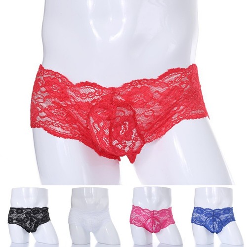 Men sheer lace jacquard - sheer,