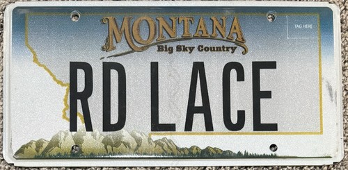 Montana vanity license pl8 - license,