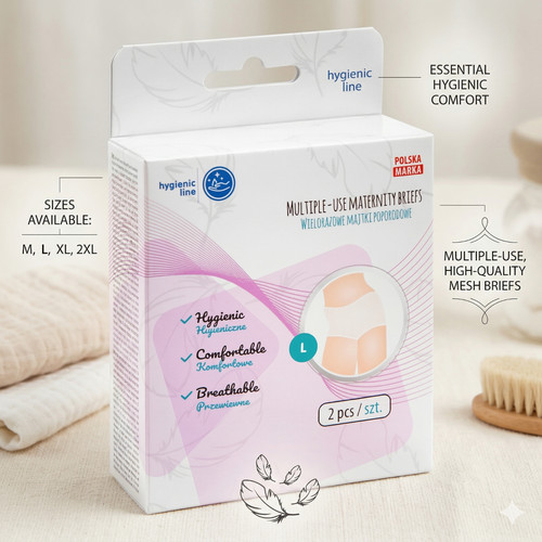 Reusable maternity mesh briefs - mesh,