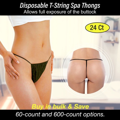 Disposable black string - disposable, t-string