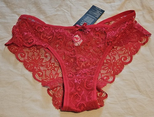 Womens red lace medium size - womens,