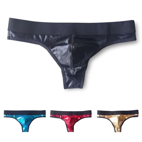 Lacquer thong string panties - g-string,