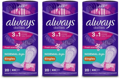 Always dailies singles panty - singles,