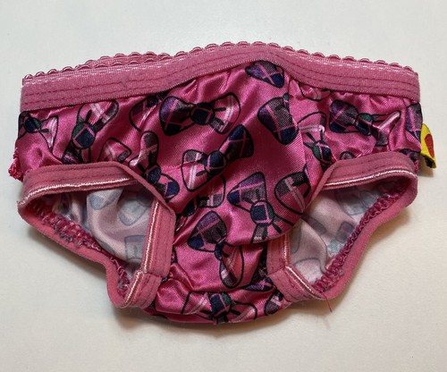 Build bear pink bow satin - pink,