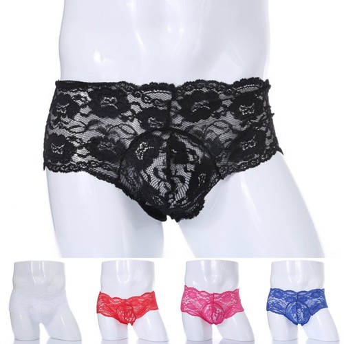 Mens sexy sheer lace jacquard - sexy,