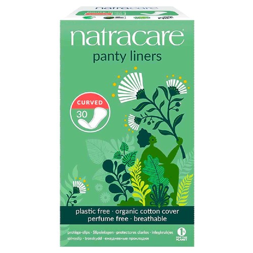 Natracare curved panty liners - curved,
