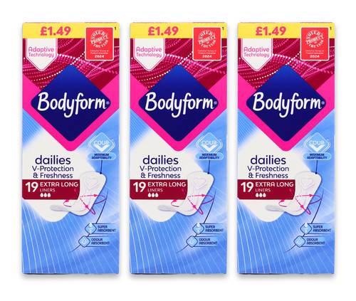 Bodyform dailies extra long - bodyform,