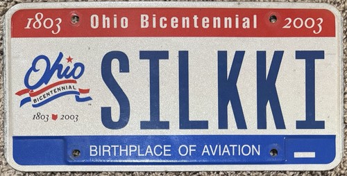 Ohio vanity license pl8 - ohio,